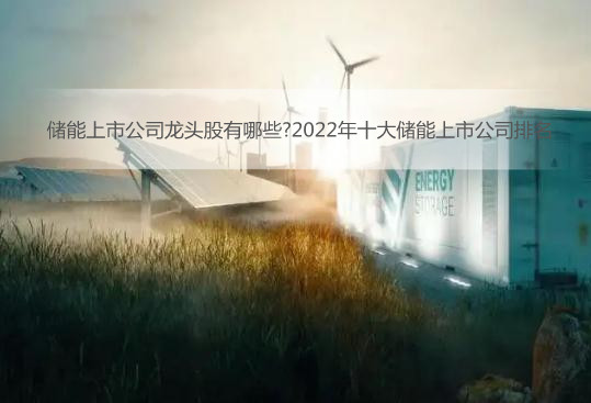 储能上市公司龙头股有哪些?2022年十大储能上市公司排名